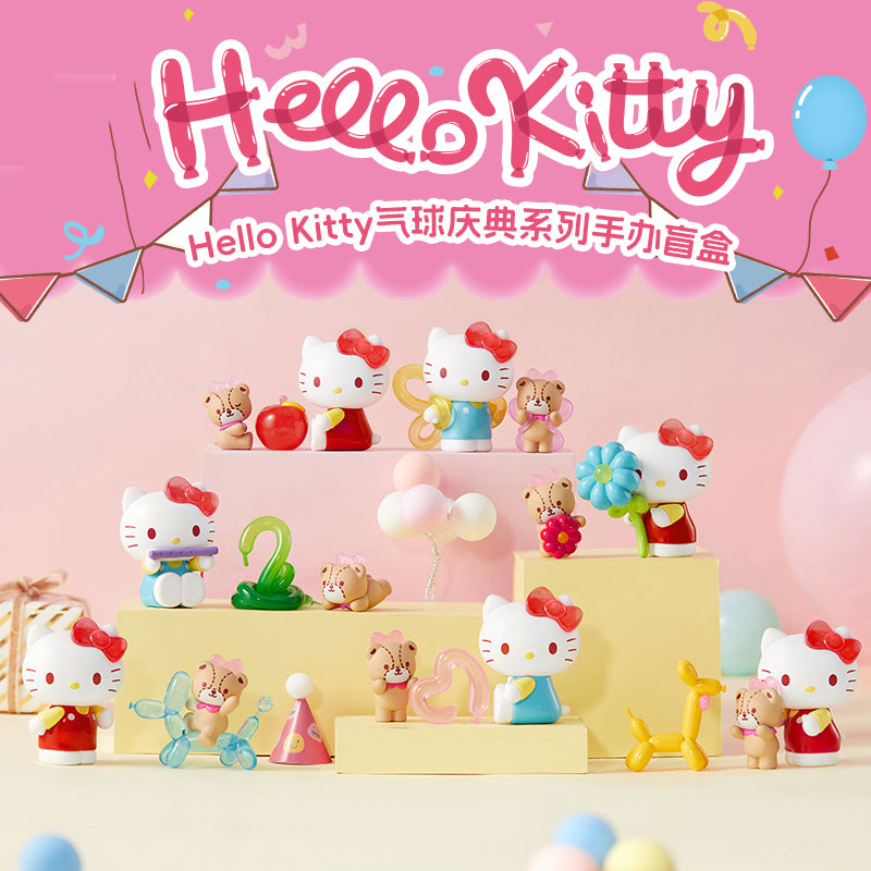 Hello-Kitty Balloon Celebration Series Figures