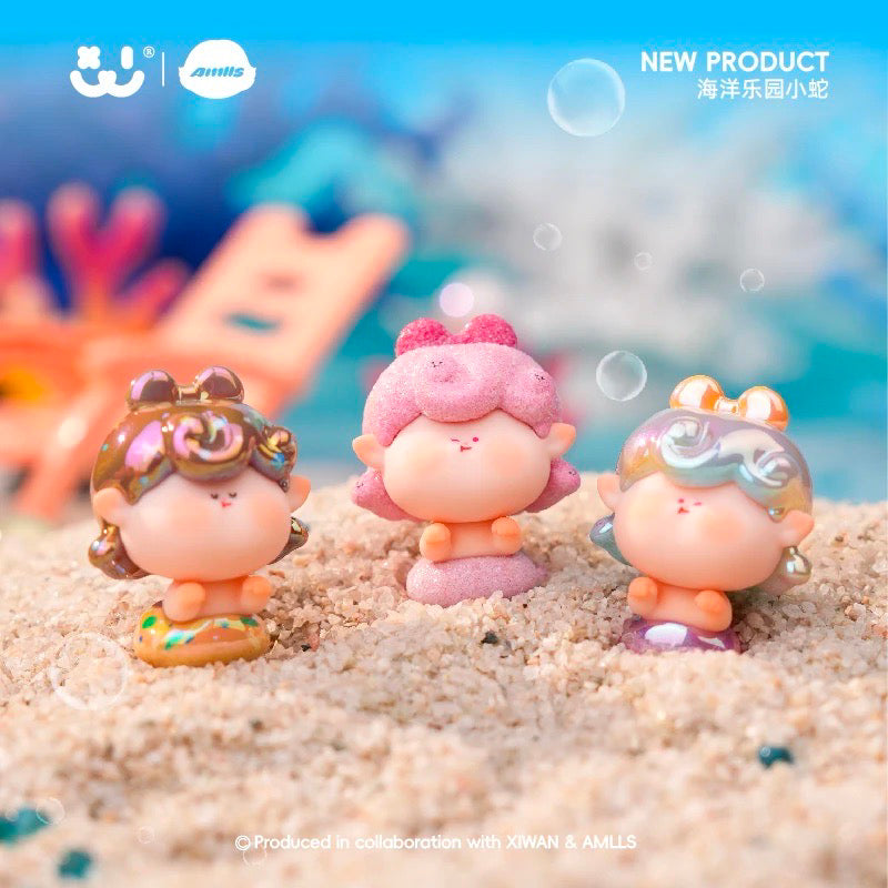 AMLLS Ocean Park Little Snake Series Mini Beans Figures