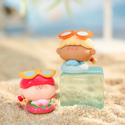 AMLLS Beach Swimming Ring Series Mini Beans Figures