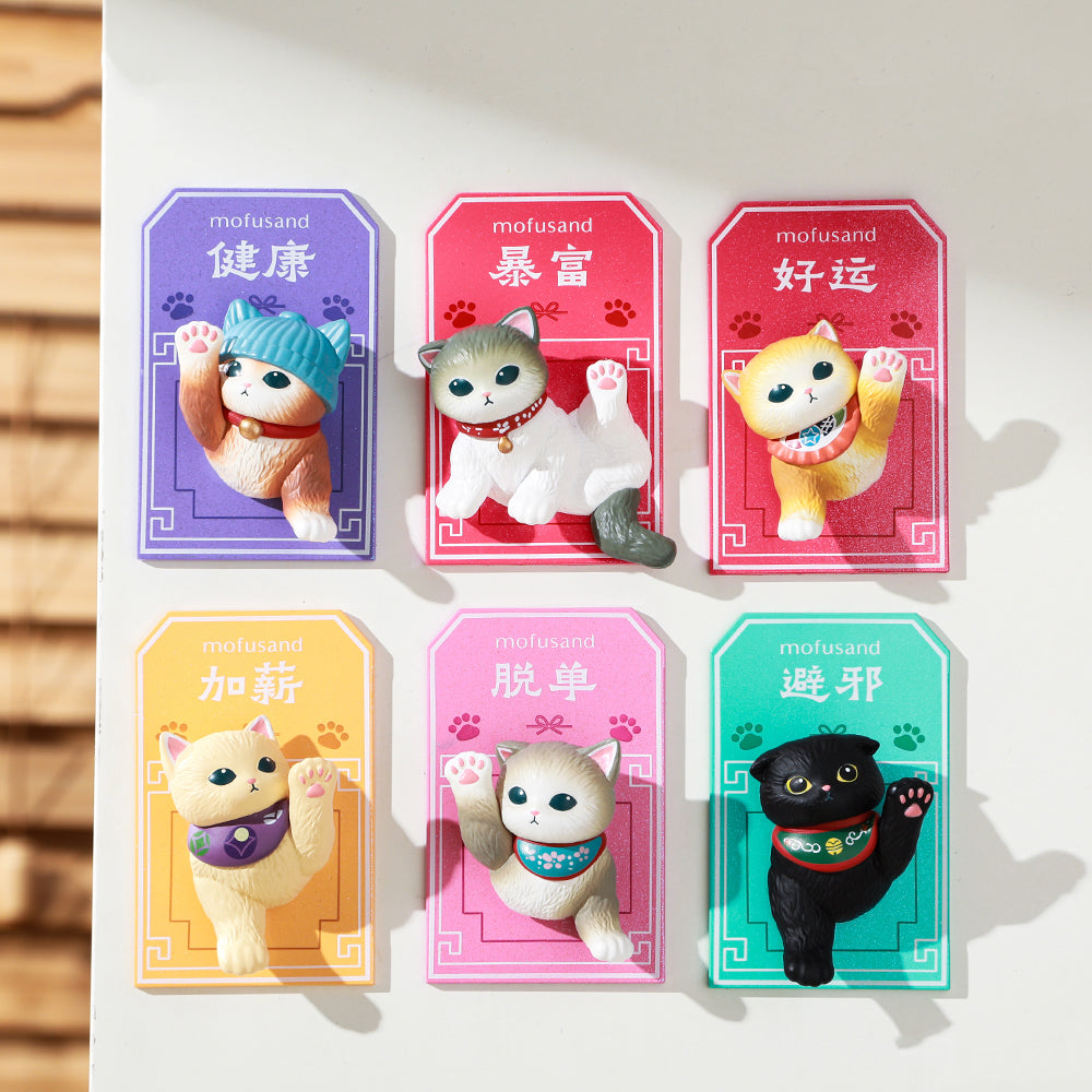Mofusand Good Luck Series Fridge Magnet Figures