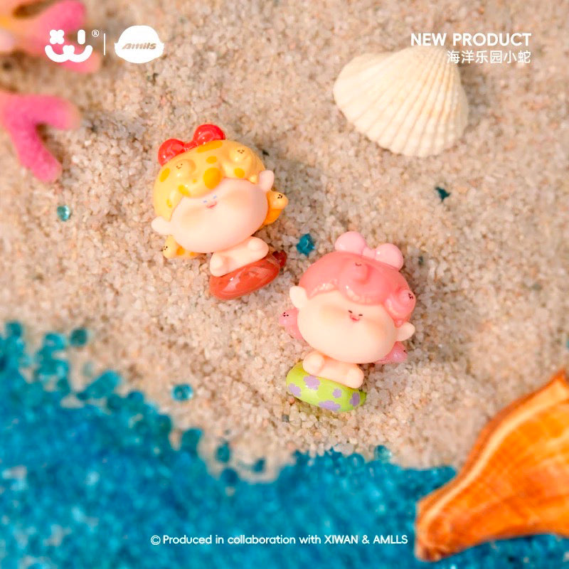 AMLLS Ocean Park Little Snake Series Mini Beans Figures