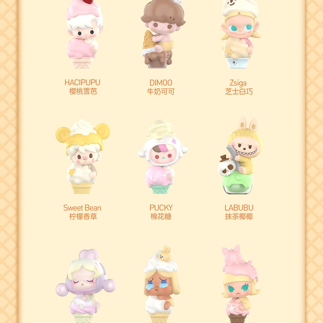 POP BEAN Ice Cream Series Figures
