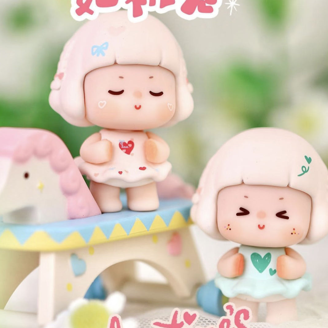 Buer Valentine's Day Limited Series Mini Beans Figures