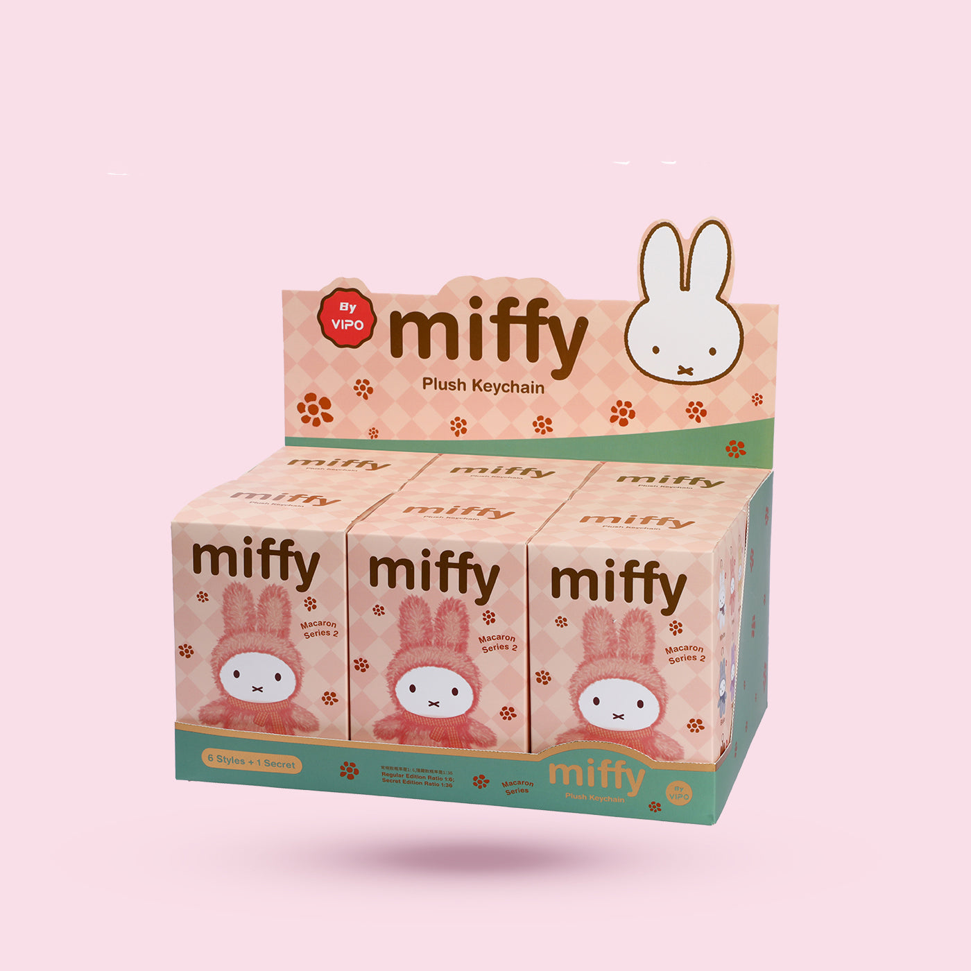Miffy Macaron V2 Series Plush Keychain Dolls