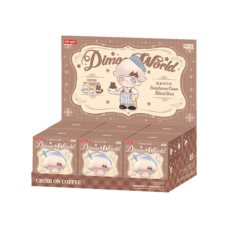 DIMOO Crush on Coffee Series-Earphone Case Dolls