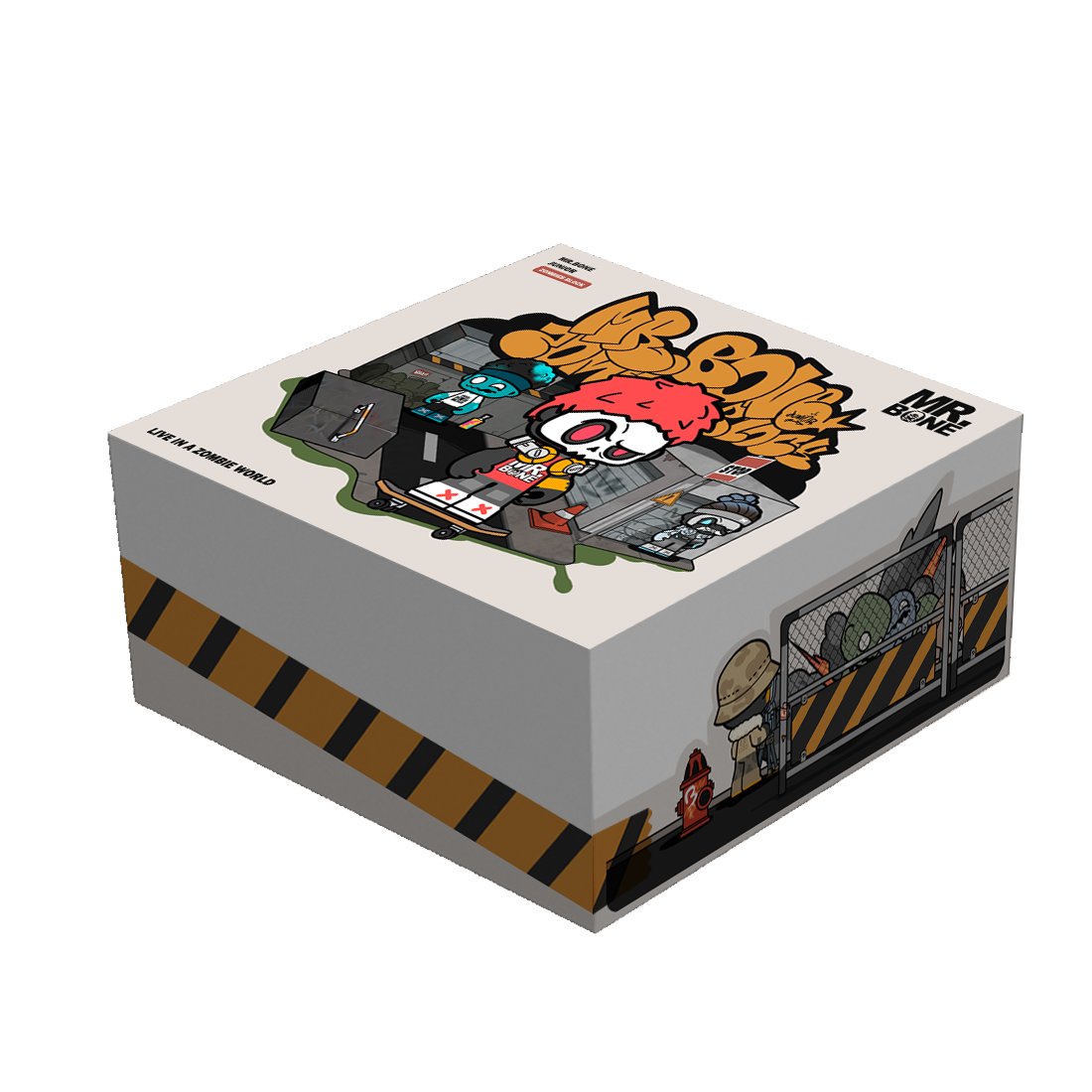 MR.BONE JUNIOR 2 Zombies Block Series Figures