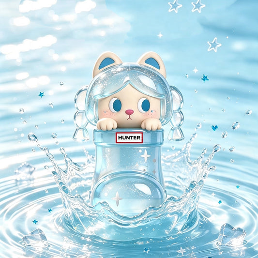 HUNTER×Beibei Cat Rain Boot Universe Series Mini Bean Figures