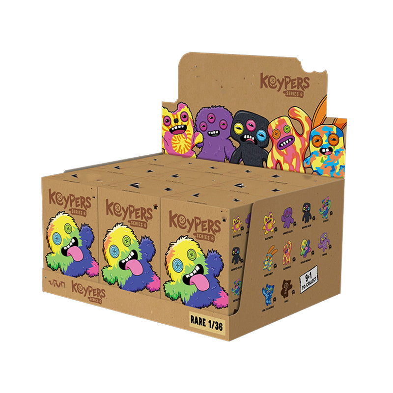 Fuggler Funny Ugly Monster Keypers V6 Series Plush Key Chain Dolls