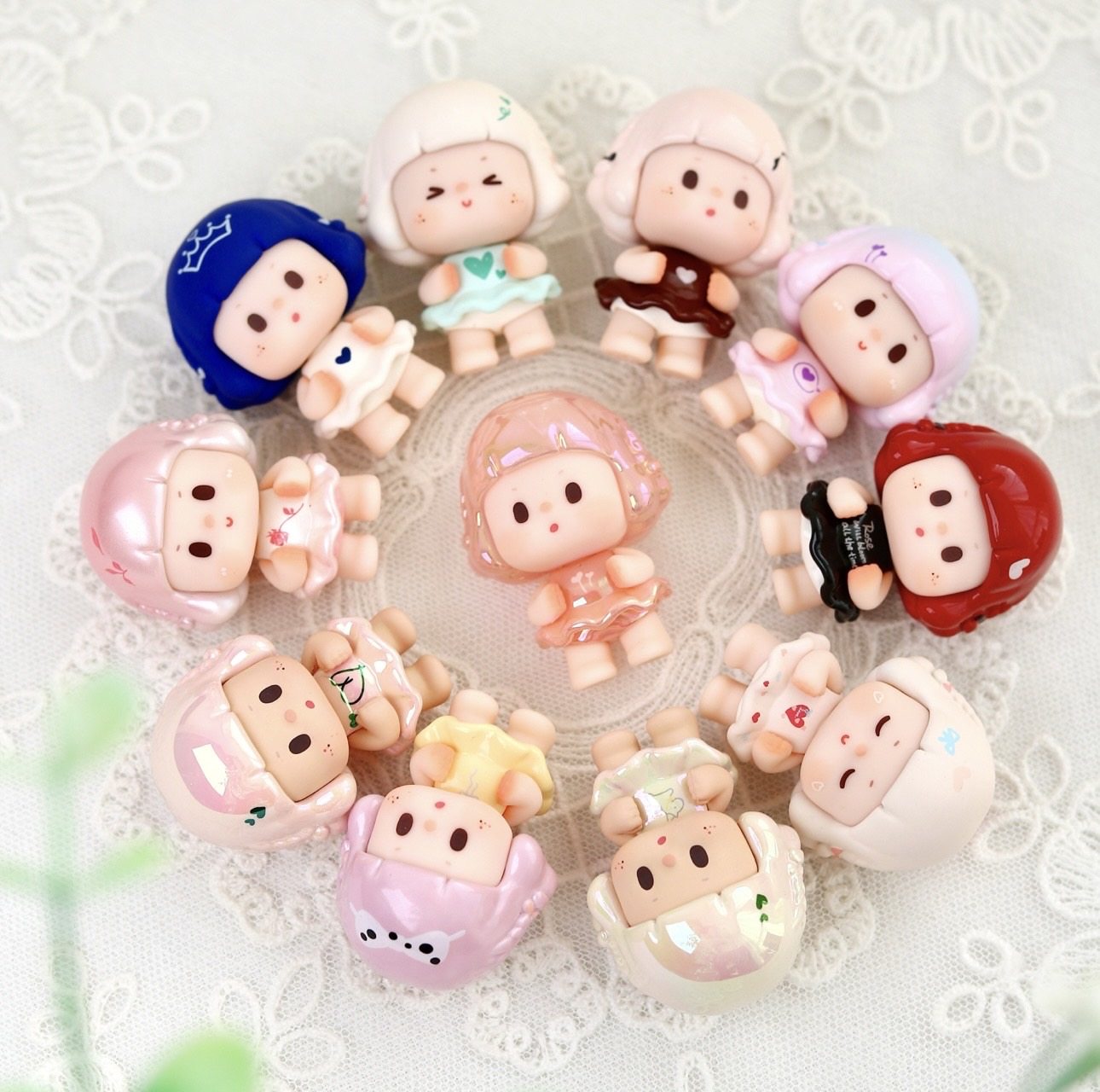 Buer Valentine's Day Limited Series Mini Beans Figures