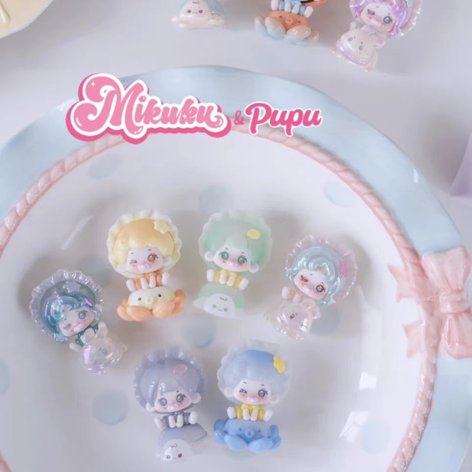 Mikuku Colorful Bubble Hall Particle Series Mini Beans Figures