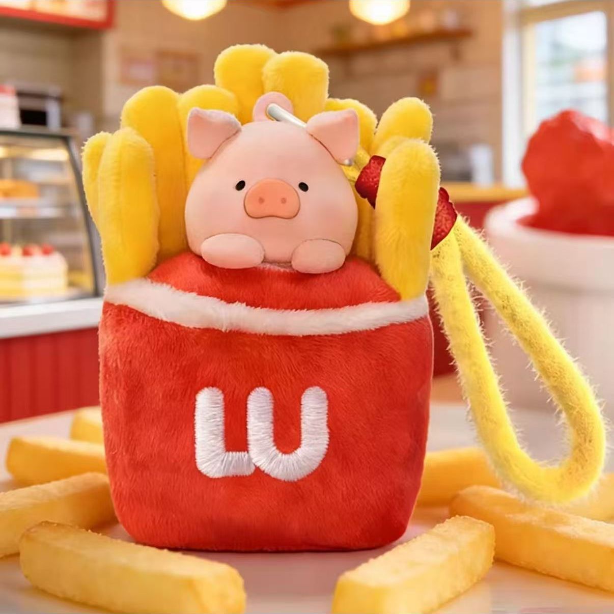 LuLu The Piggy Obstacles on the Road to Losing Weight Series Plush Pendant