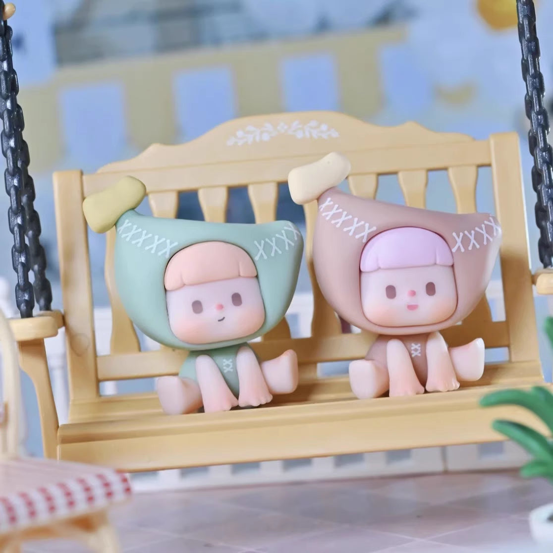 Buer Little Cutie Bananas Series Mini Beans Figures