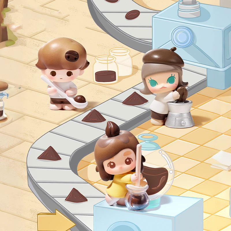 POP BEAN Coffee Factory Series Figures