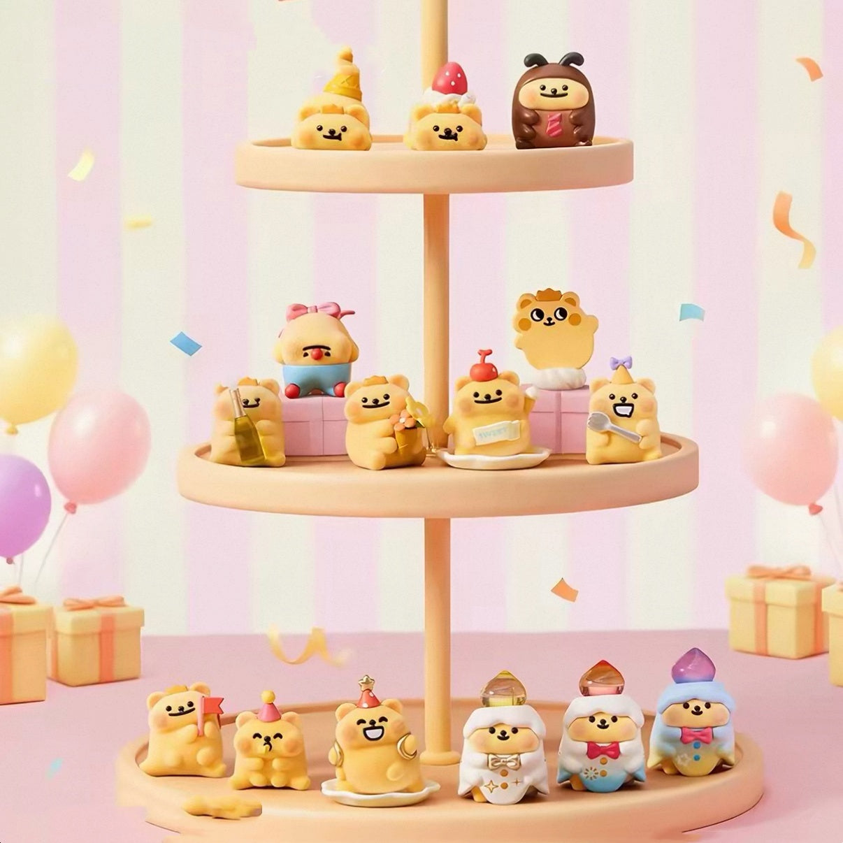 Bearisbug Sweetie’s Party Series Mini Bean Figures