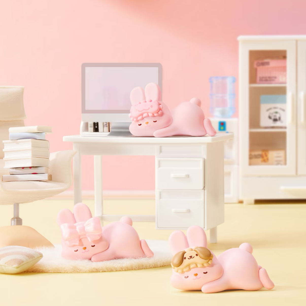 MOMO BUNNY 24時間ライフダイアリーシリーズ ミニビーンフィギュア