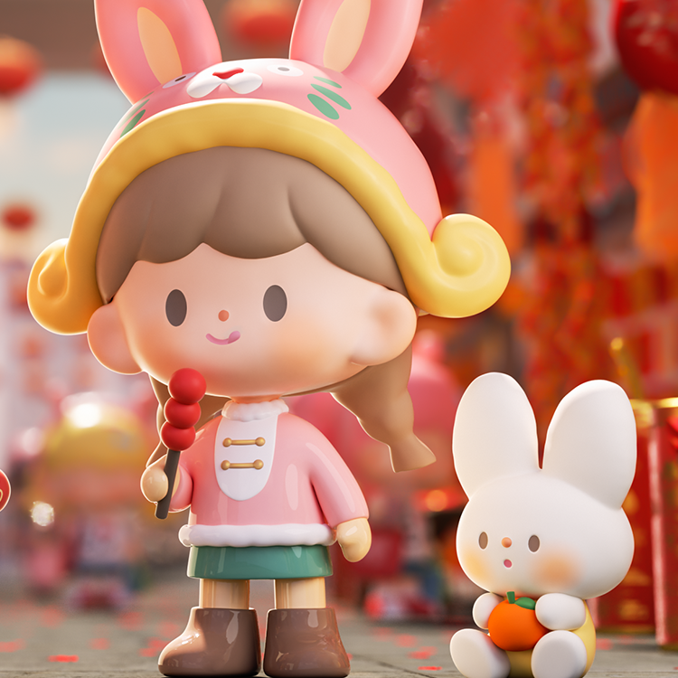 【SALE】zZoton New Year in Apple Village Series Figures