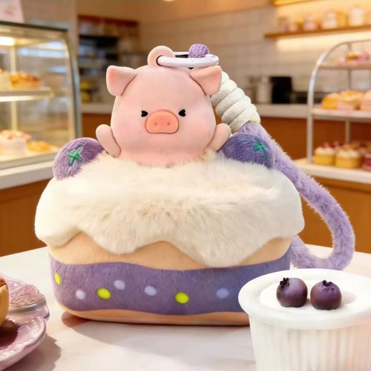 LuLu The Piggy Obstacles on the Road to Losing Weight Series Plush Pendant