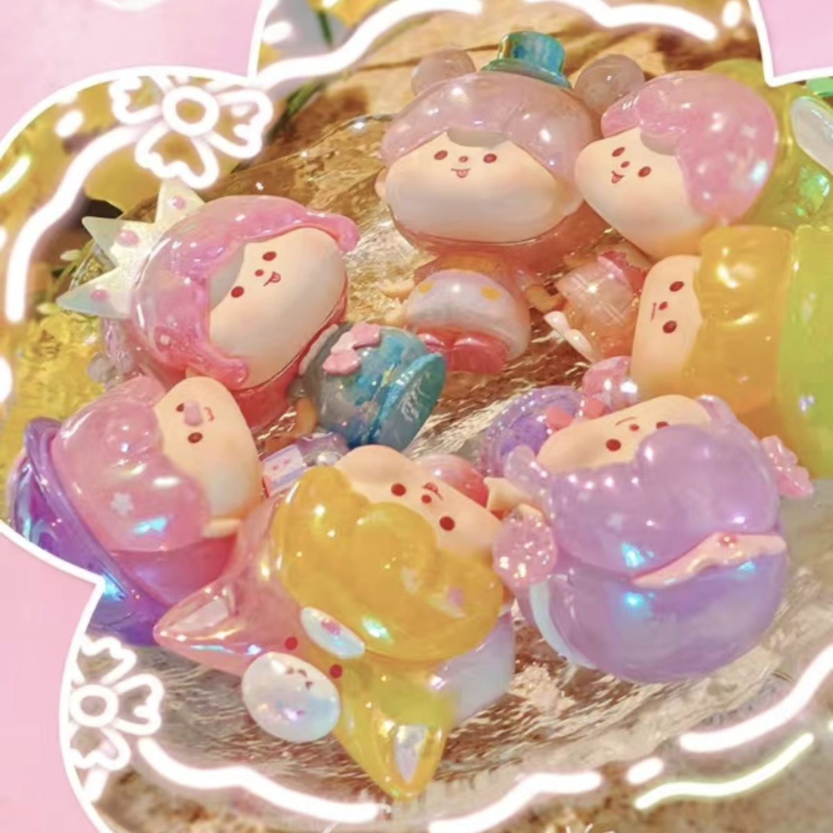 Munmun Fairy Tale Sakura Season Mini Beans Series Figures