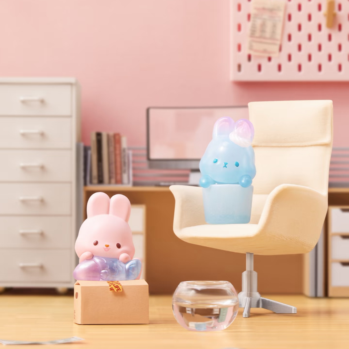 MOMO BUNNY 24時間ライフダイアリーシリーズ ミニビーンフィギュア