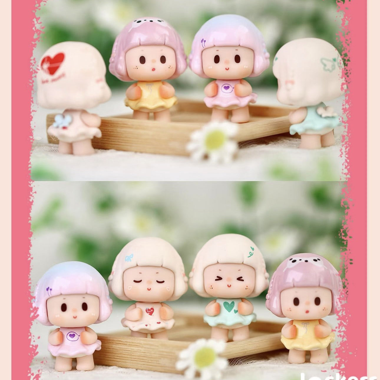 Buer Valentine's Day Limited Series Mini Beans Figures
