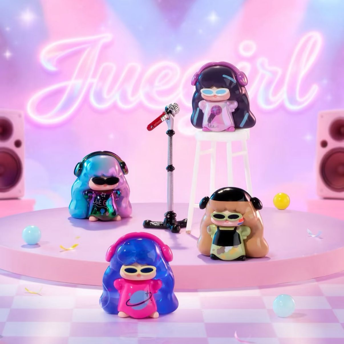 JUEGIRL Keep on Holiday Series Mini Bean Figures