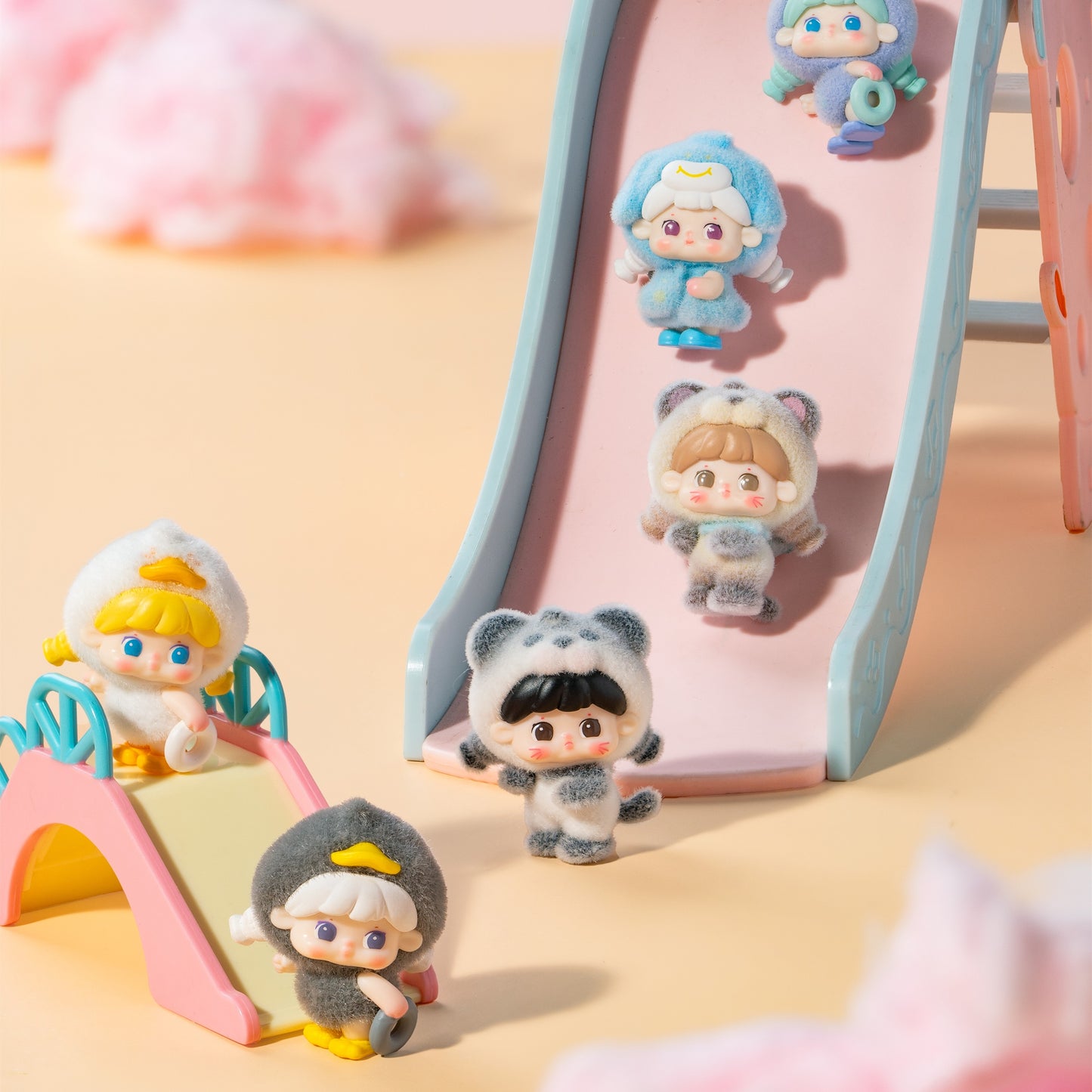 TangTang Happy Animals Series Mini Beans Figures