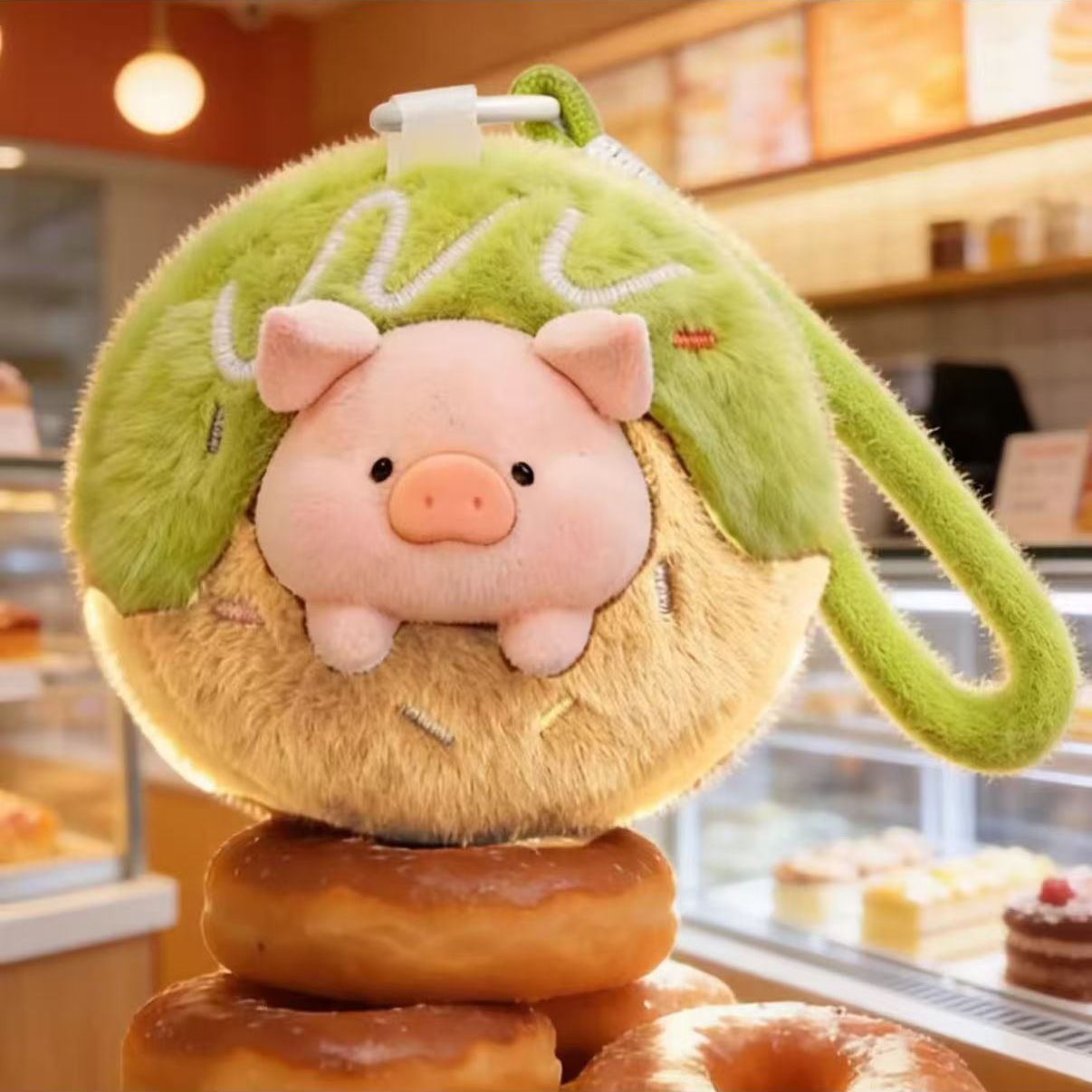 LuLu The Piggy Obstacles on the Road to Losing Weight Series Plush Pendant