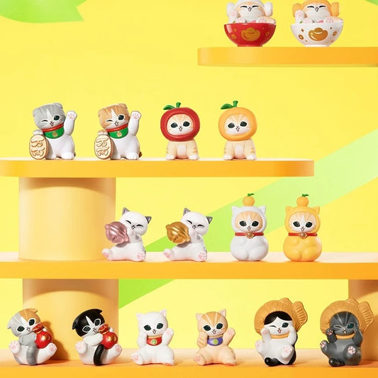 Mofusand Bestow Happiness to the Cat Series Figures
