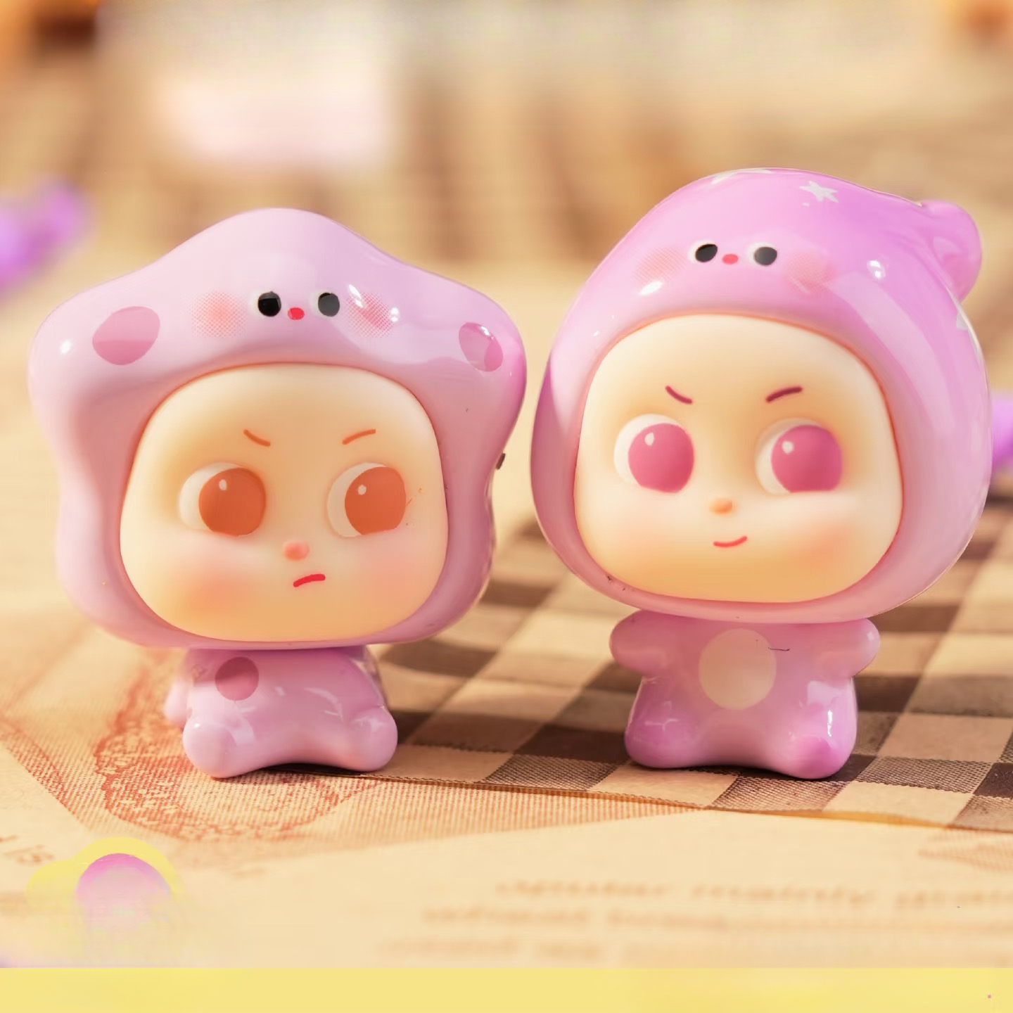 Pupu and Paipai Snack Time Series Mini Bean Figures