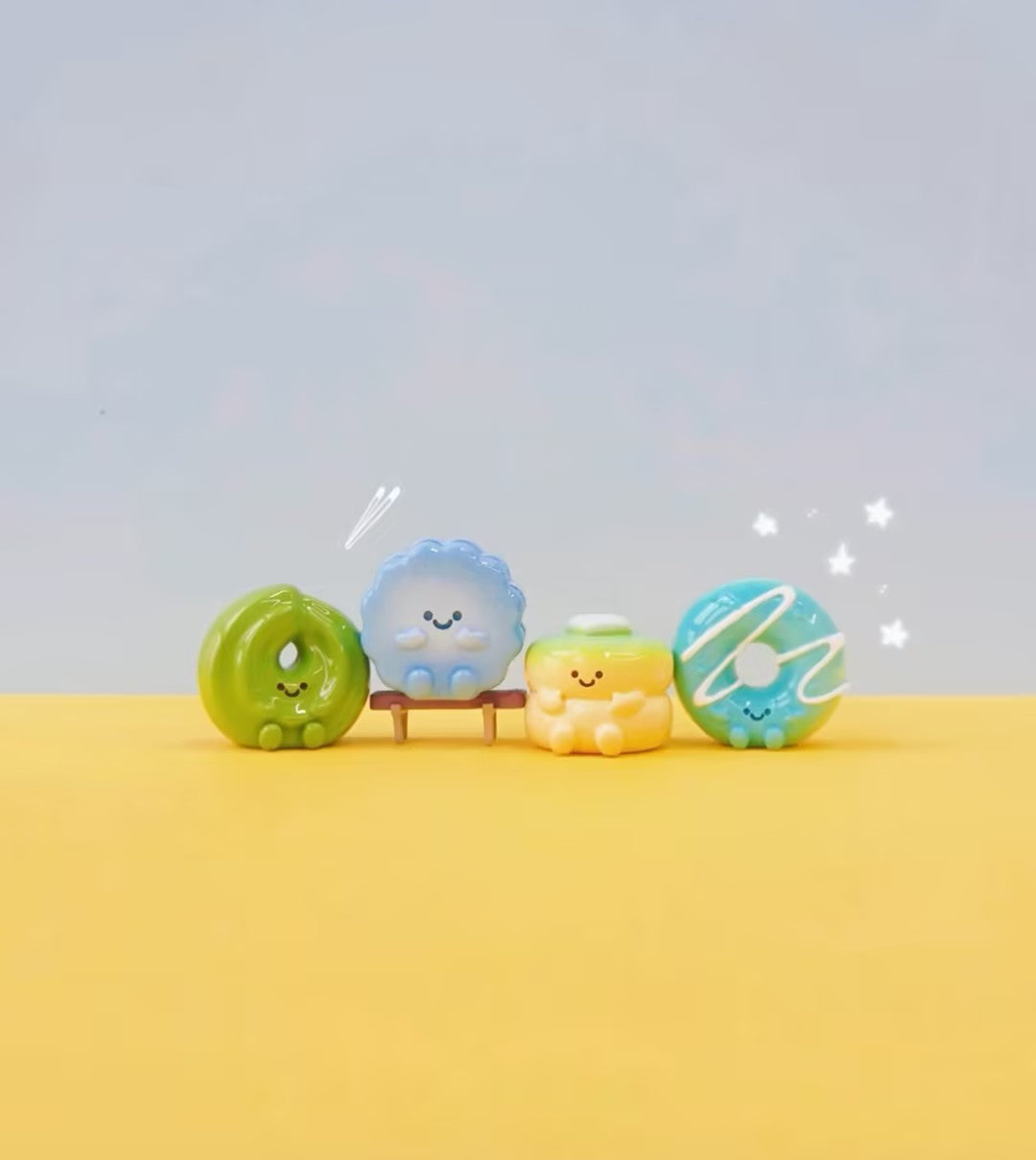 Meichai Bakery Series Mini Bean Figures