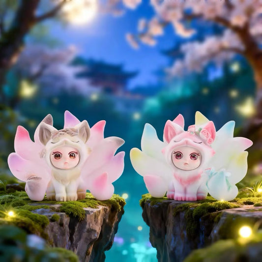 Floral Fluff Messenger Nine Tailed Fox Series Figures