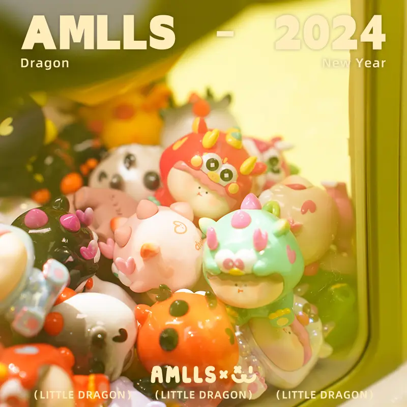 Amlls Dragon Mini Beans Series Figures