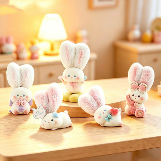 Cream Puff Bunny Series Figures