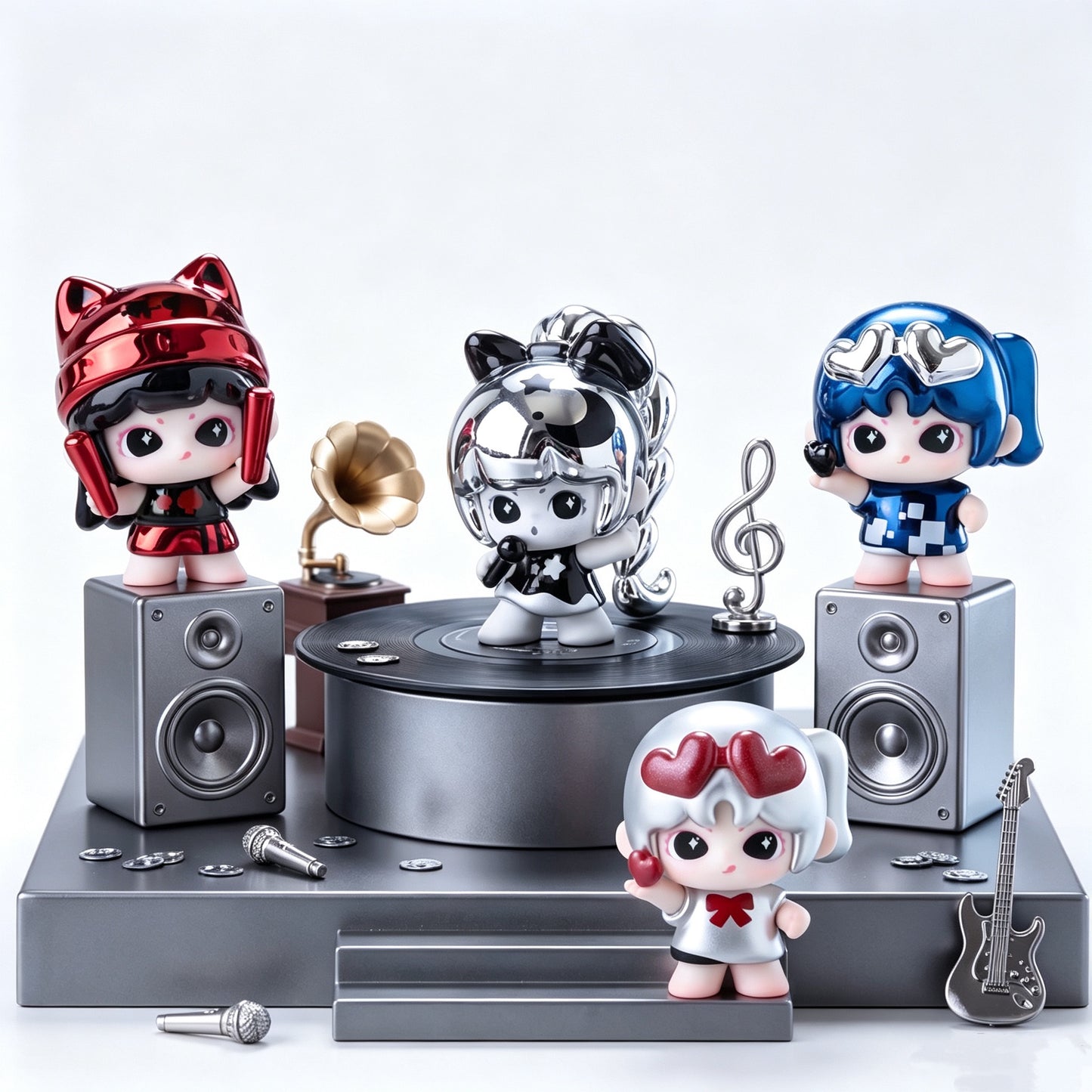 LANCY LULU-keep your spirit freeMini Bean Figures