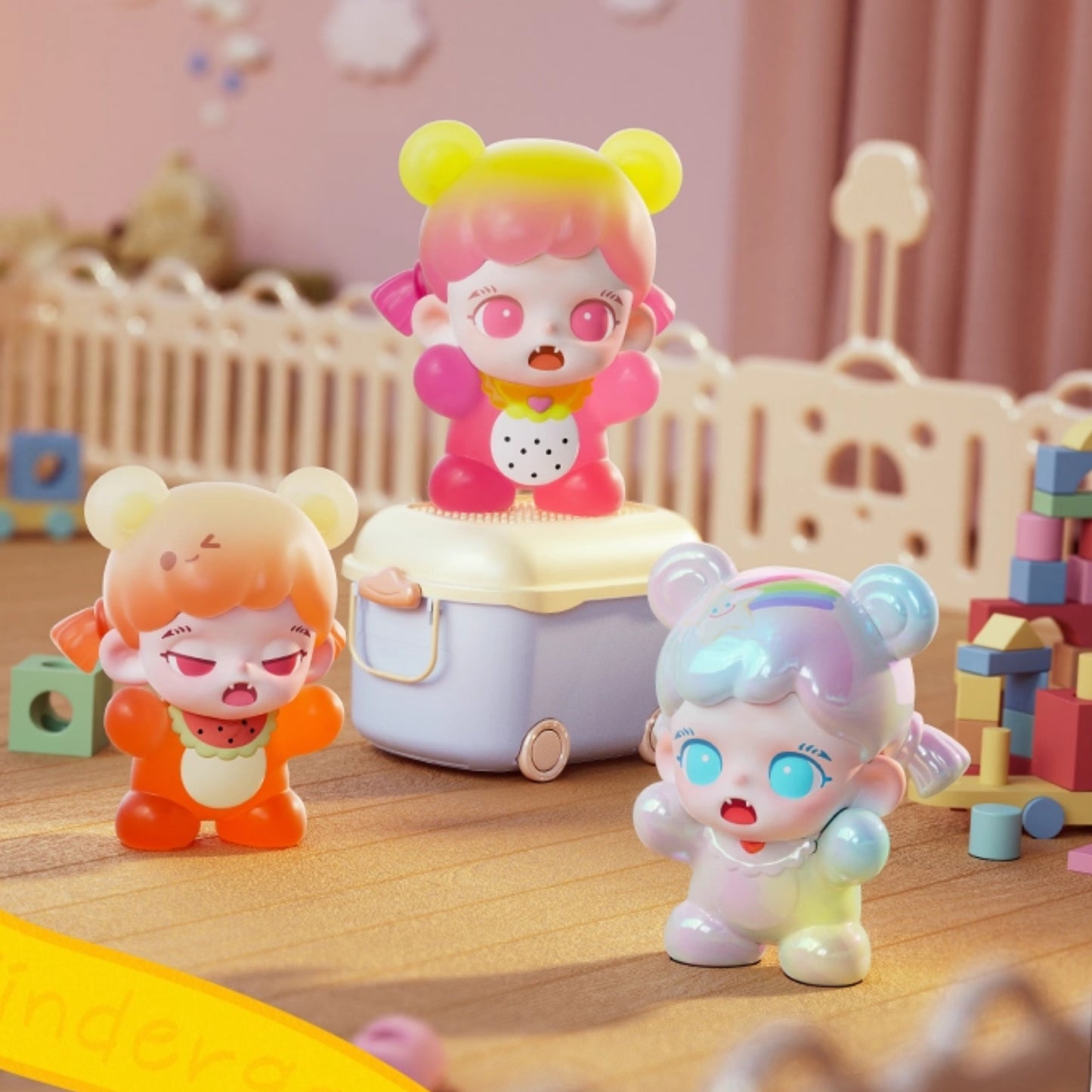 Zoraa Tiny Kindergarten Mili Series Mini Beans Figures