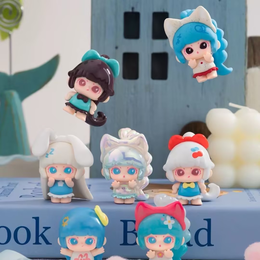 LANCY LULU Cute Girl Alliance Series Mini Bean Figures