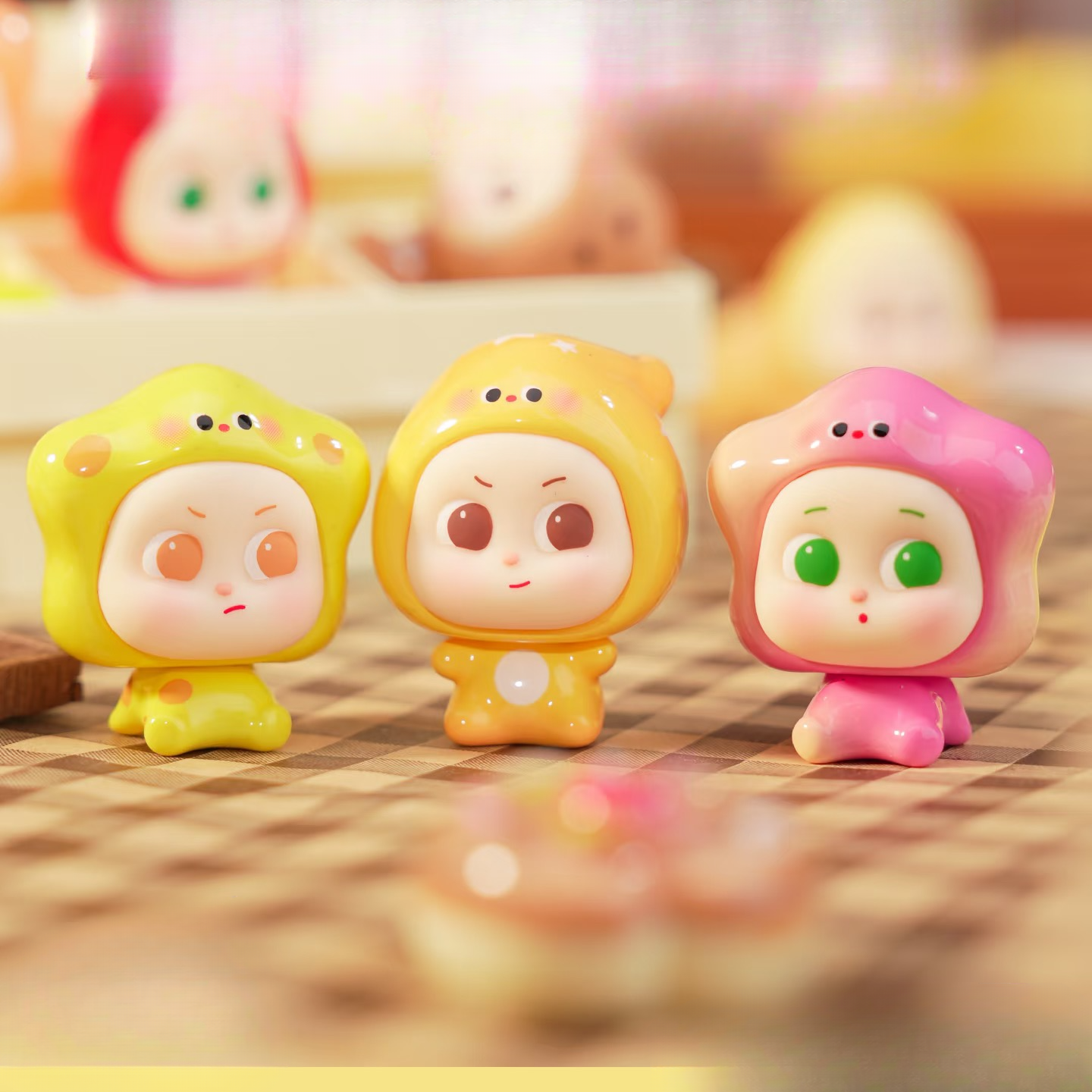 Pupu and Paipai Snack Time Series Mini Bean Figures